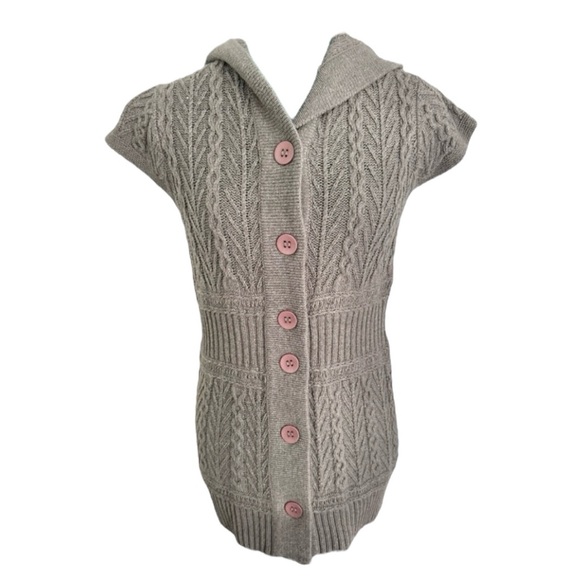 Fossil Sweaters - Fossil Hooded Cardigan Drop Waist